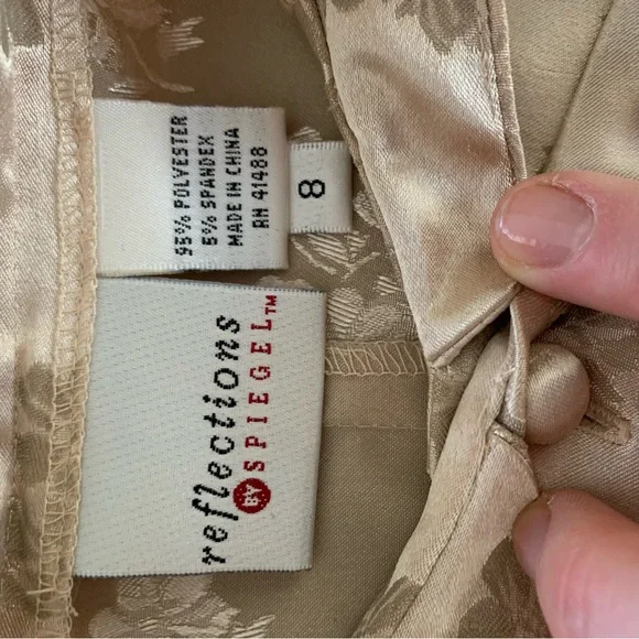 Vintage Traditional Formal Fitted Evening Wear Gold Cheongsam - Picture 12 of 12